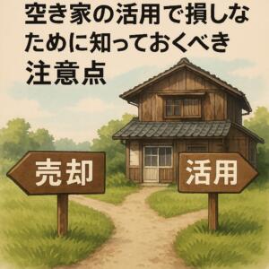 空き家の活用で損しないために知っておくべき注意点のアイキャッチ画像